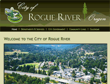 Tablet Screenshot of cityofrogueriver.org